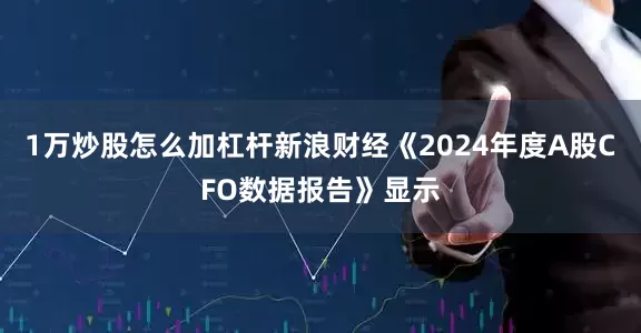 1万炒股怎么加杠杆新浪财经《2024年度A股CFO数据报告》显示